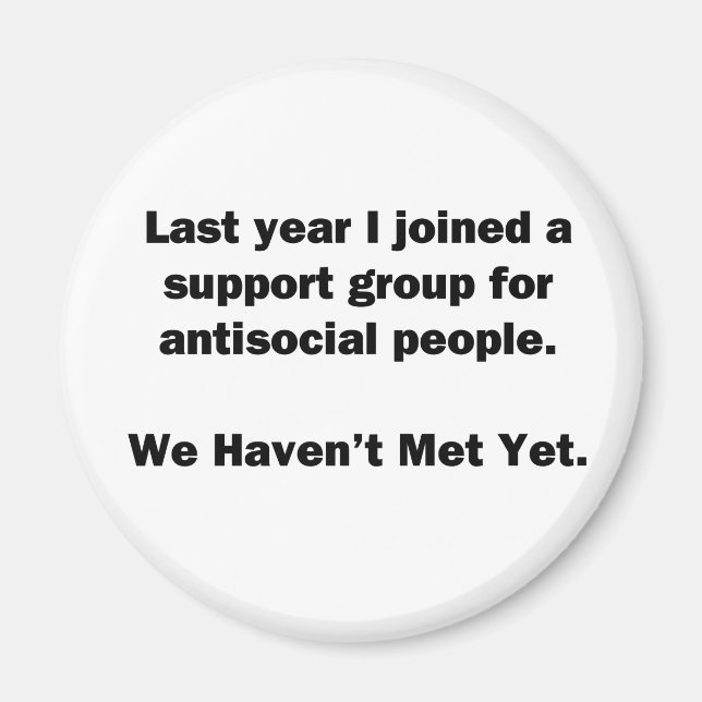 Antisocial Group Magnet (Front)