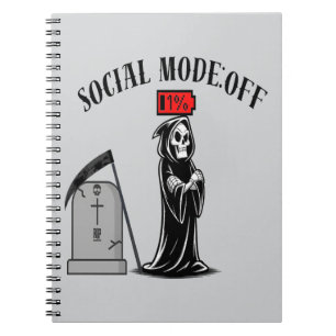 Antisocial Reaper Introvert Notebook
