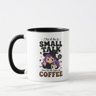 Antisocial Witch Black Two Tone Mug Halloween Gift