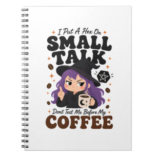 Antisocial Witch Journal Funny Halloween Gift