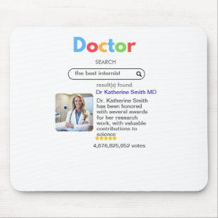 ANTISTRESS PHYSICIAN DOCTOR google INTERNIST Mouse Pad