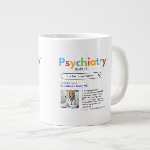 ANTISTRESS Psychiatrists Personalized GOOGLE Large Coffee Mug