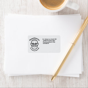 Antistress Psychoanalysis Sigmund Freud Clinic Label