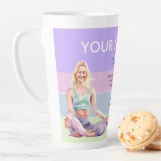 ANTISTRESS RELAX CALM GIRL YOGA CHAKRA LATTE MUG