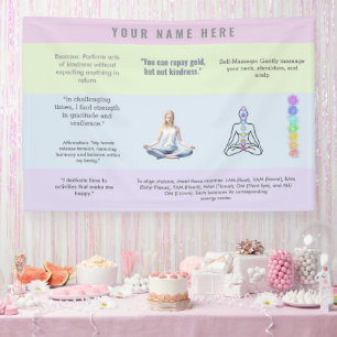 antistress relax calm serenity yoga zen banner