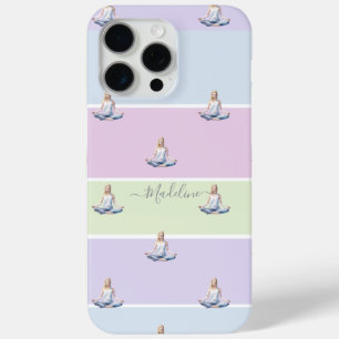 ANTISTRESS relax green violet rose pastel iPhone 15 Pro Max Case