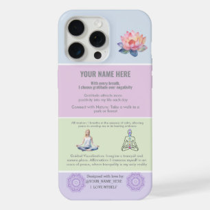 ANTISTRESS RELAX YOGA MANDALA CALM MANIFESTATION iPhone 15 PRO MAX CASE
