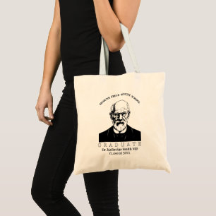 ANTISTRESS SIGMUND FREUD PSYCHIATRY Graduate Tote Bag