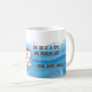 ANTISTRESS SIPPING SERENITY CALM HAPPINESS COFFEE MUG