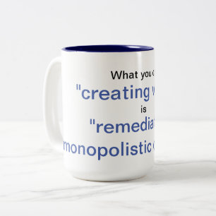 antitrust monopoly mug