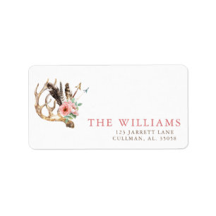 Antler Address Label