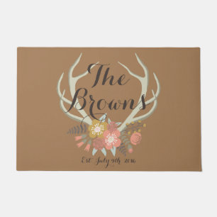 Antler Door Mat