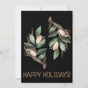 Antler with green branch Postcard