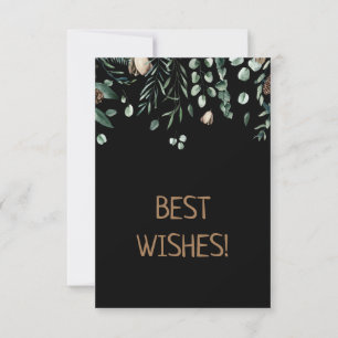 Antler with green branch Postcard
