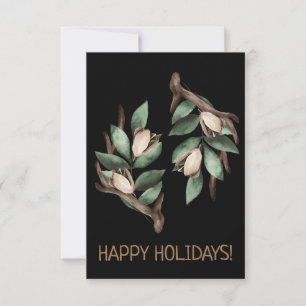 Antler with green branch Postcard