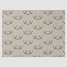 Antlers, black and taupe