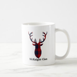 "Antlers" McKnight Clan Tartan Mug