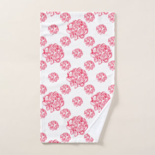 Antlers With Floral Hand Towel