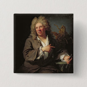 Antoine Coysevox 1711 15 Cm Square Badge