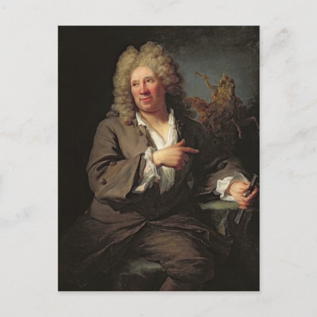 Antoine Coysevox  1711 Postcard (Front)