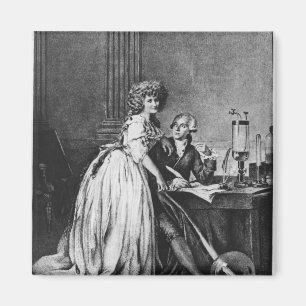 Antoine Laurent Lavoisier  and his wife Magnet