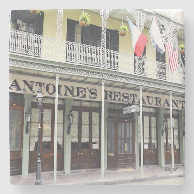 Antoine’s Restaurant Coaster, New Orleans, Stone Coaster (Front)