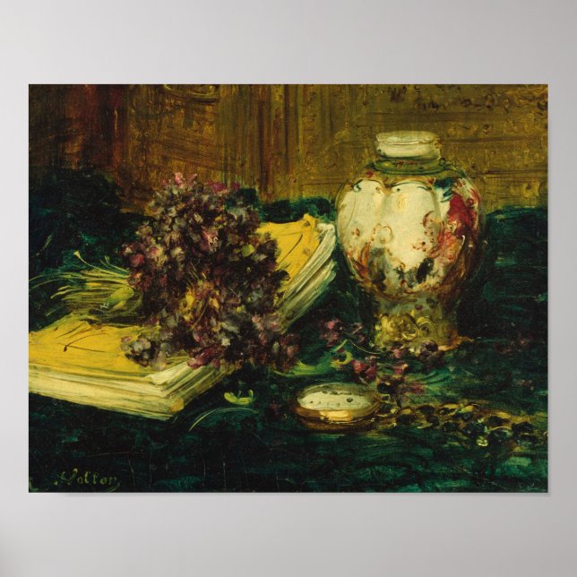 Antoine Vollon - Violets Poster (Front)