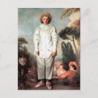 ANTOINE WATTEAU - Pierrot (Gilles) 1718
