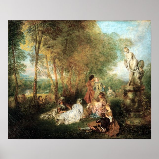 Antoine Watteau The Feast of Love Poster (Front)