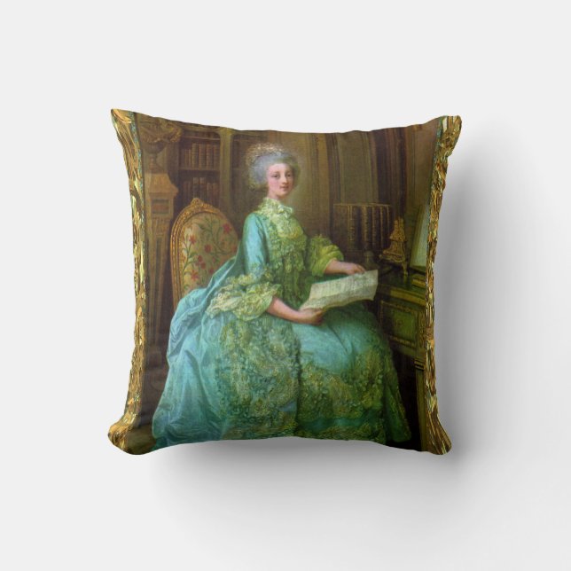 Antoinette Elegance Baroque Cushion (Front)