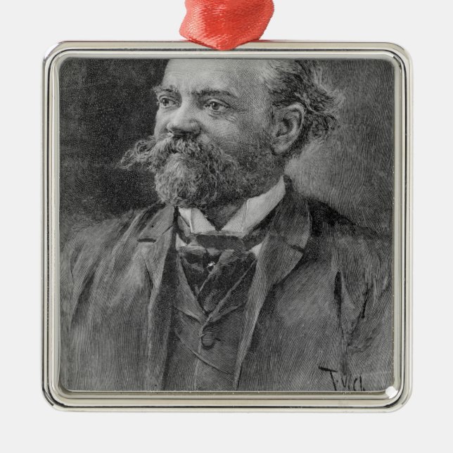 Anton Dvorak, 1894 Metal Tree Decoration (Front)