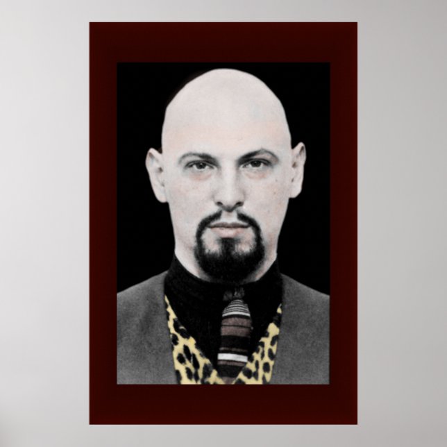 Anton LaVey Portrait Poster BIG 24x36 (Front)
