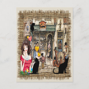 Anton Pieck - Chemist shop Postcard