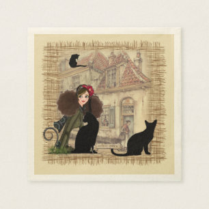 Anton Pieck - Dutch Homes Napkin