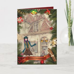 Anton Pieck Ghristmas Greetings Holiday Card