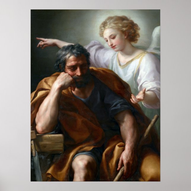 Anton Raphael Mengs The Dream of St. Joseph Poster (Front)