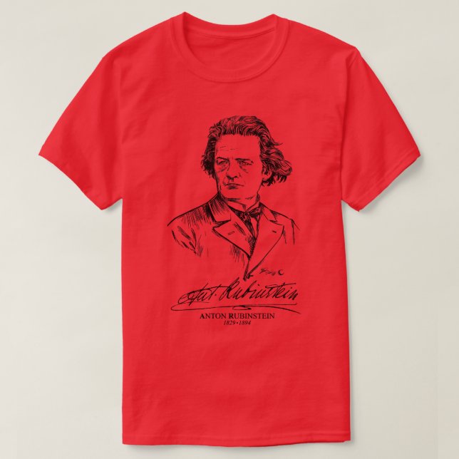 Anton RubinsteinRussian pianist 1 T-Shirt (Design Front)