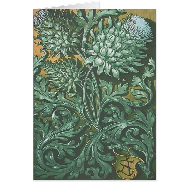 Anton Seder Art Nouveau Card (Front)