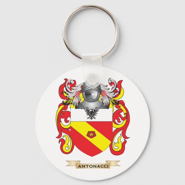 Antonacci Coat of Arms (Family Crest) Key Ring (Front)