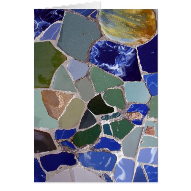 Antoni Gaudi Blue Mosaics (Front)