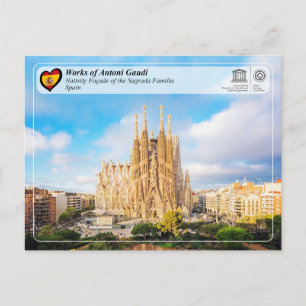 Antoni Gaudí - Sagrada Família - Nativity Facade Postcard