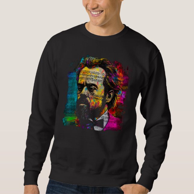 Antonín Dvorak Czech Composer Concert Music Artist Sweatshirt (Front)