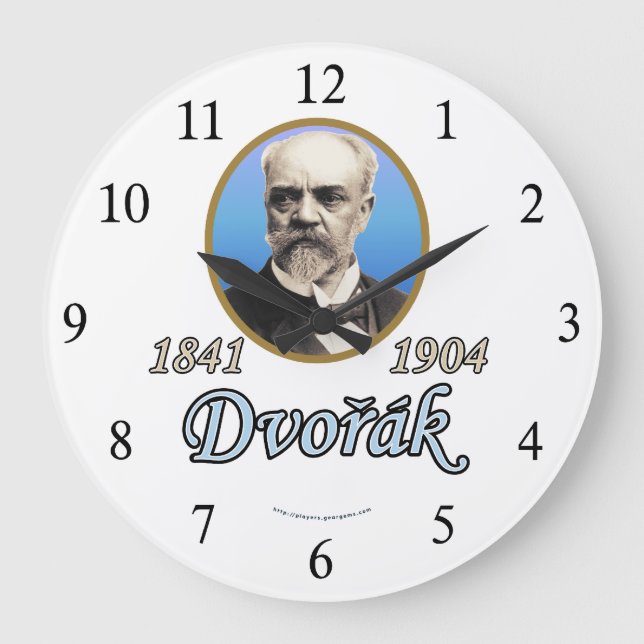 Antonin Dvorak Large Clock (Front)