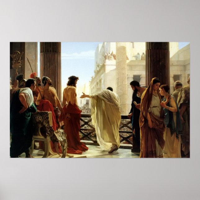 Antonio Ciseri - Ecce Homo Poster (Front)