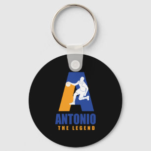 Antonio Custom Player Basketball Your Name The Leg Key Ring