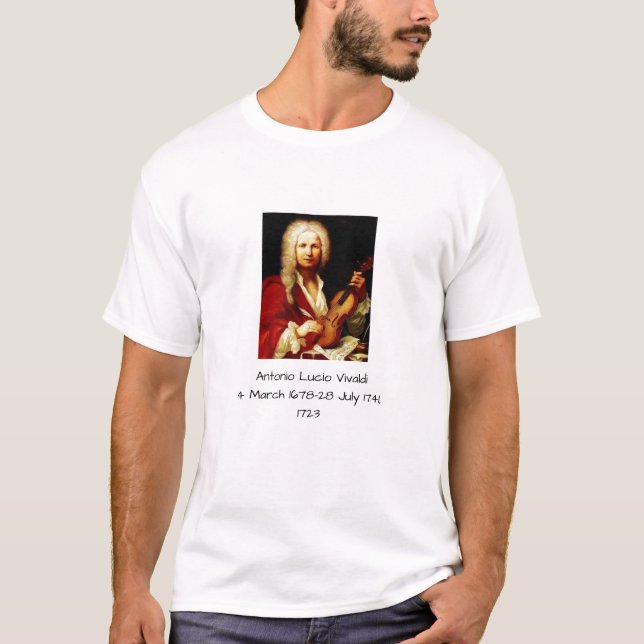 Antonio Lucio Vivaldi 1723 T-Shirt (Front)
