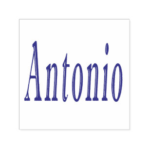 Antonio Name Logo On Self-inking Stamp