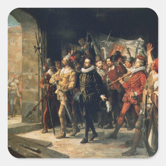 Antonio Perez  Released from Prison by the Square Sticker (Front)