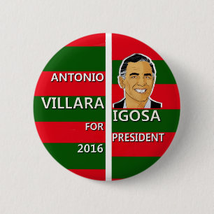 Antonio Villarigosa President in 2016 6 Cm Round Badge