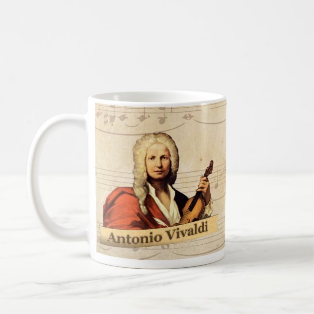 Antonio Vivaldi Historical Mug (Left)